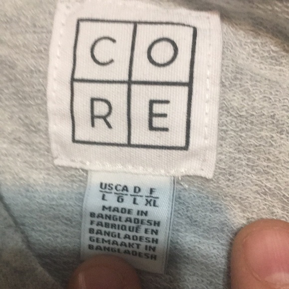 Core grey crew neck pullover women’s large - Picture 4 of 5